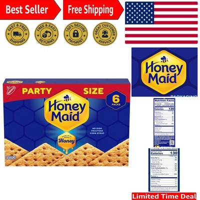 Delicious Honey Graham Crackers - 28.8 oz Party Size Treat with No High-Fructose