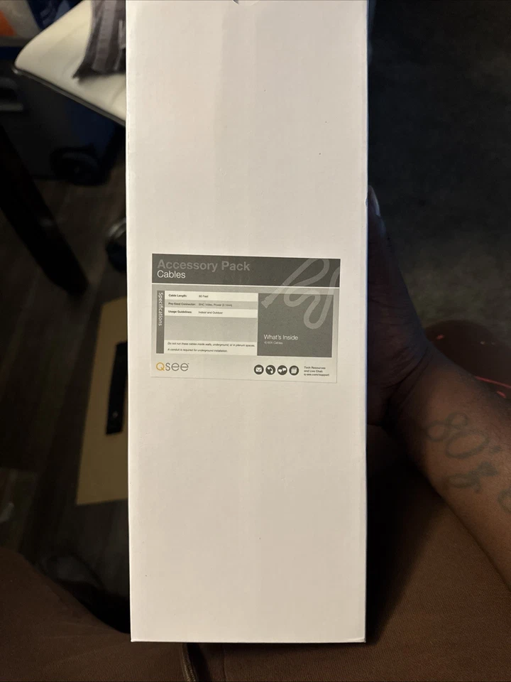 Sistema de seguridad para el hogar y la empresa Qsee analógico negro con cámara de video HD 960x480 Foto 4 de 4