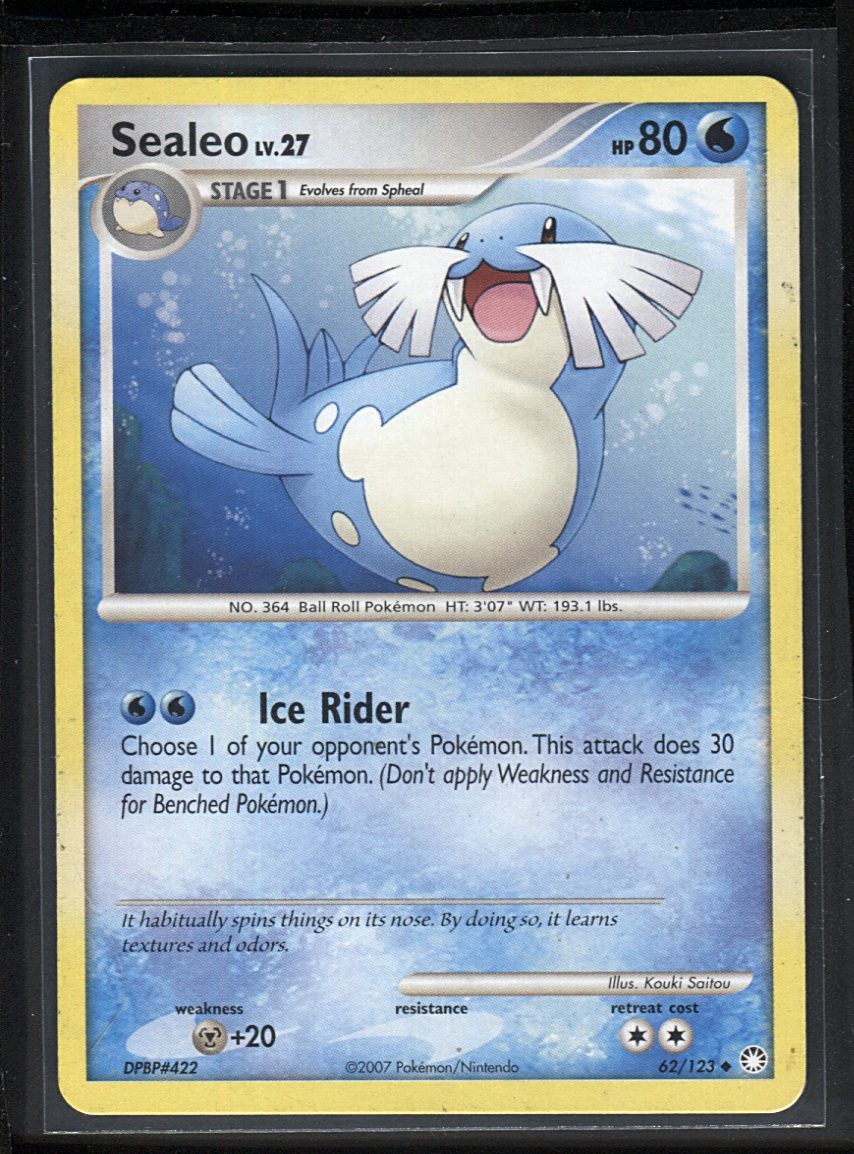 Sealeo 62/123 Mysterious Treasures NM Pokemon