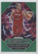 2021 Panini Prizm WNBA Fireworks Green Prizm Elena Delle Donne #20 0kr5