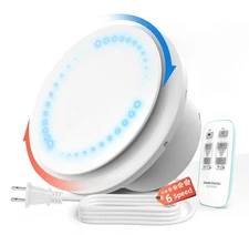 6 inch Bathroom Exhaust Fan with Remote 2 Way 6 Speed Upgraded Powerful Low N...