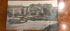 Fascismo Foto Piazza Esedra Roma corteo funebre cm 25 x 15