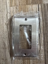 Mulberry Metal Cover Plate One Gang Toggle Switch