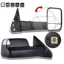 For 2002-2008 Dodge Ram 1500 2500 Power Heated Turn Signal Towing Mirrors Pair