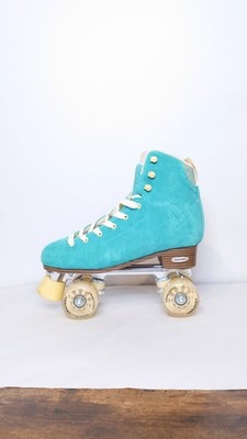 Tempish Nessie Star Aqua Suede Quad Roller Skates | EU 40 / US 7.5