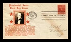 US COVER JOHN TYLER PRESIDENTIAL SERIES FDC SCOTT 815 CROSBY PHOTO CACHET
