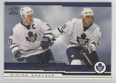 2001-02 Pacific Riding Shotgun Mats Sundin Tie Domi #423 HOF 00hi