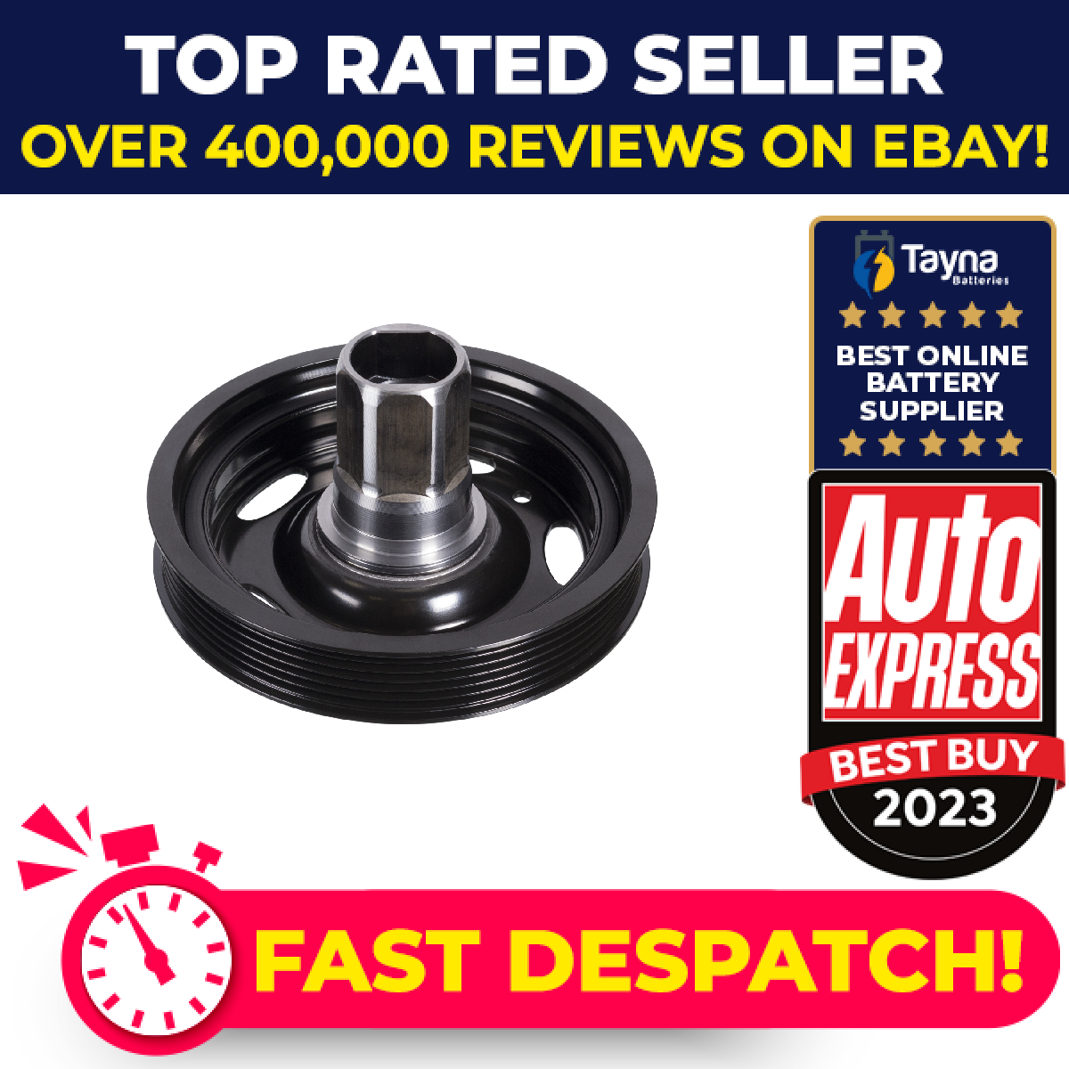 Crankshaft Pulley fits OPEL MOKKA 76 1.4 2012 on Belt 025199421 055571403 Febi