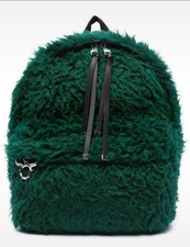 Great Condition, Diesel Dhorian Fluffy Backpack In Green