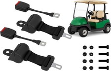 Upgraded Golf Cart Seat Belts Kit Universal Retractable for Golf Carts Compatibl