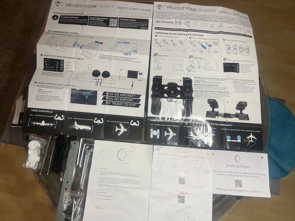 Complete Turtle Beach Fight Simulator  System and Controls and Headset NEW! - Image 3 of 4