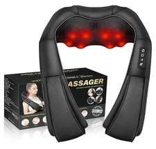 Shiatsu Neck Massager -Back and Neck Massager with Heat Electric -Open Box