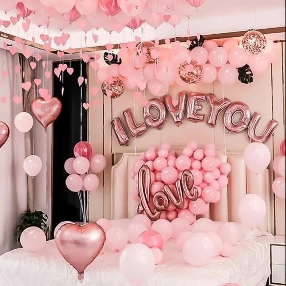 16INCH I-LOVE-You Foil Letter Balloon Banner Wedding Engagement Party Decoration - Image 4 of 4