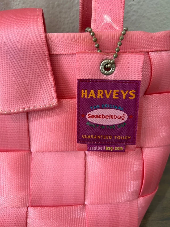 Bolso de cinturón de seguridad Harvey's rosa con forro de corazones bolso cartera Foto 3 de 4