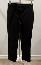 NWT Quince Women's Black Stretch Ponte Pant Straight Leg Small Career