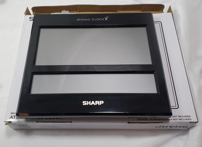 Sharp Atomic Clock With Wireless Easy To Read Jumbo Display