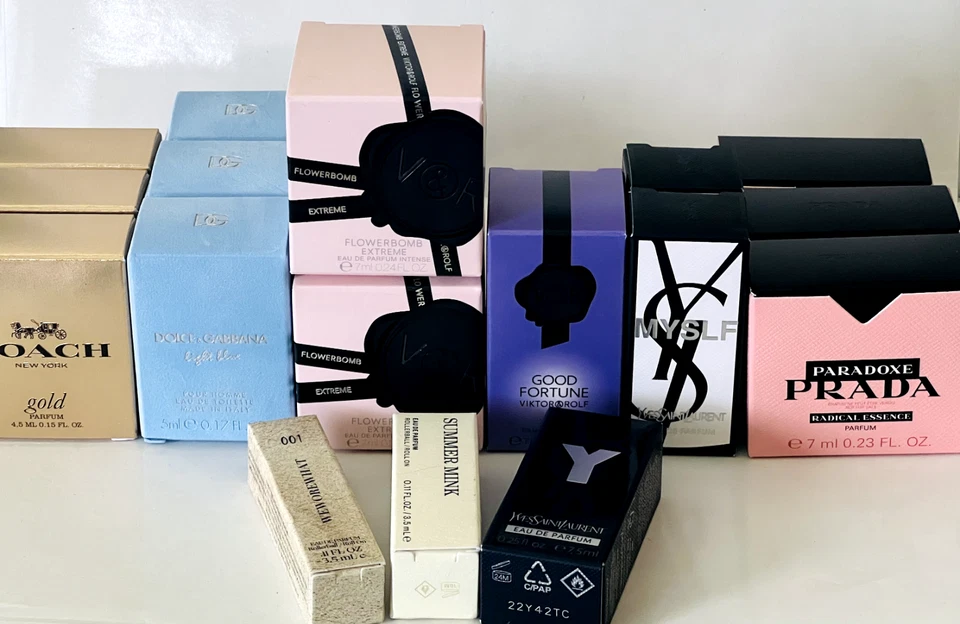 Mini perfume de viaje de diseñador de alta gama para mujer - Elige aroma y envío combinado Foto 2 de 4