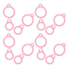 200pcs Silicone Lanyard Rings: 13mm/8mm Anti-Lost Holder Bands For Phones Pens