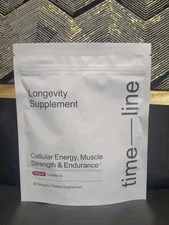 Time-Line Longevity Supplement Mitopure Urolithin A 60 Softgels Exp 7/2027 New!