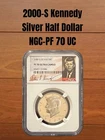 2002-S SILVER Kennedy Half Dollar NGC-PF70 Ultra Cameo Special Label
