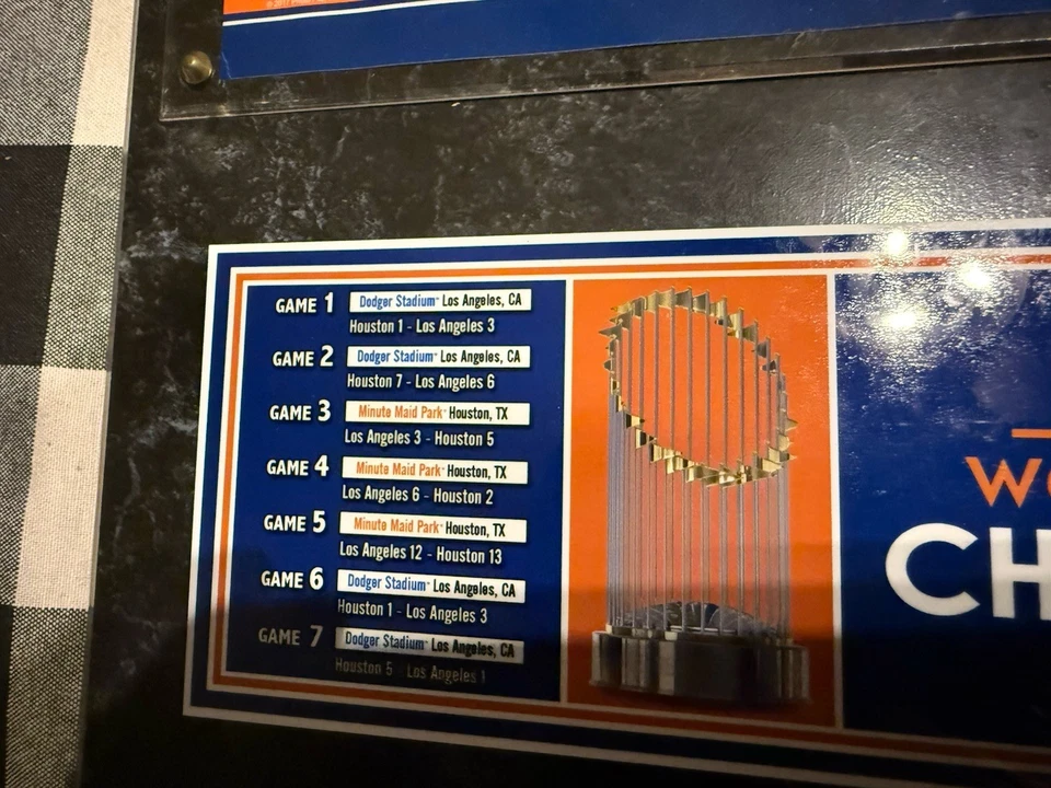 Astros 2017 World Series Champions Plaque w/8x10 Photo - Image 4 of 4