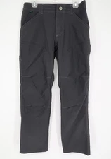 Kuhl Renegade Pants Mens 32x30 Gray Koal Nylon Spandex Hiking Outdoor Stretch