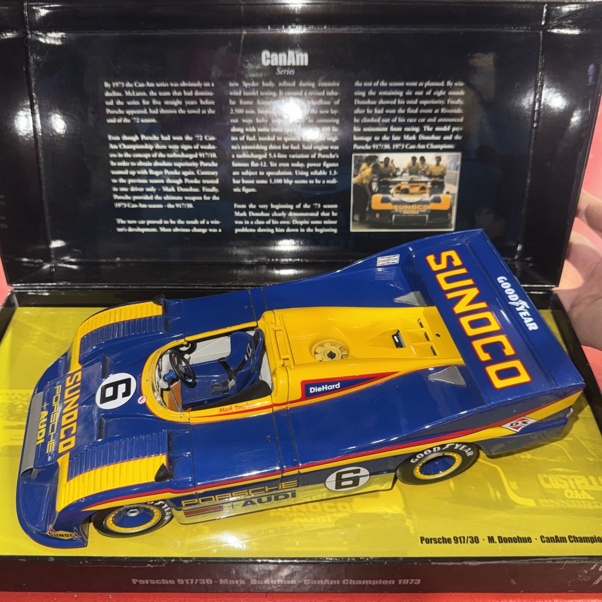 1:18 Minichamps Porsche 917/30 Mark Donohue #6 CanAm Champion 1973