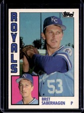 1984 Topps Traded Bret Saberhagen Rookie RC #104T Royals