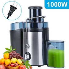 1Pc Centrifugal Juicer Juice Extractor With 2 Speeds 2.6in Wide Feed Chute 17Oz