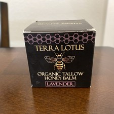 Terra Lotus Organic Grass-Fed Beef Tallow with Raw Honey 2 oz Jar Lavender