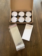 24 Sublimation Coasters Blanks, Round Car Blanks Neoprene NEW - Packaging incl