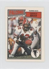 1987 Topps United Kingdom American Football Gerald Riggs #55 ux6