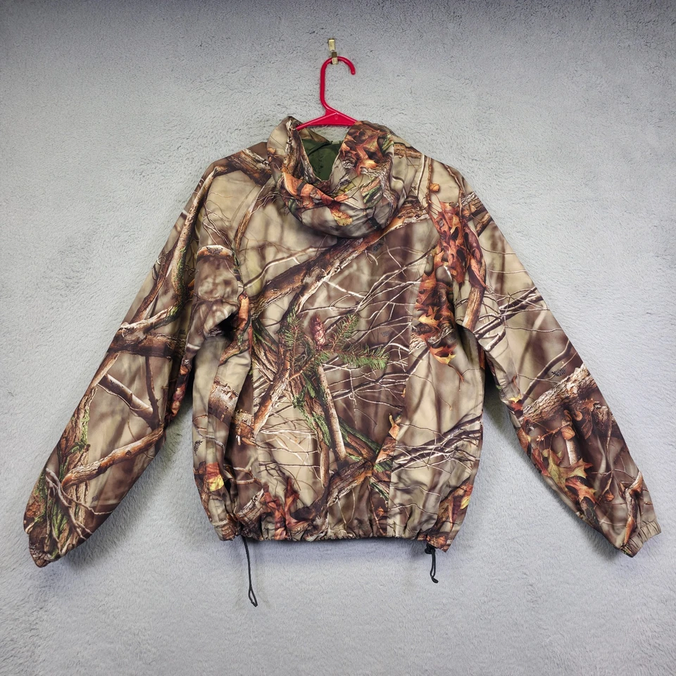 Huntworth Jacket Mens M OakTree EVO Camo Lightweight Hunting Windbreaker Outdoor - Image 3 of 4