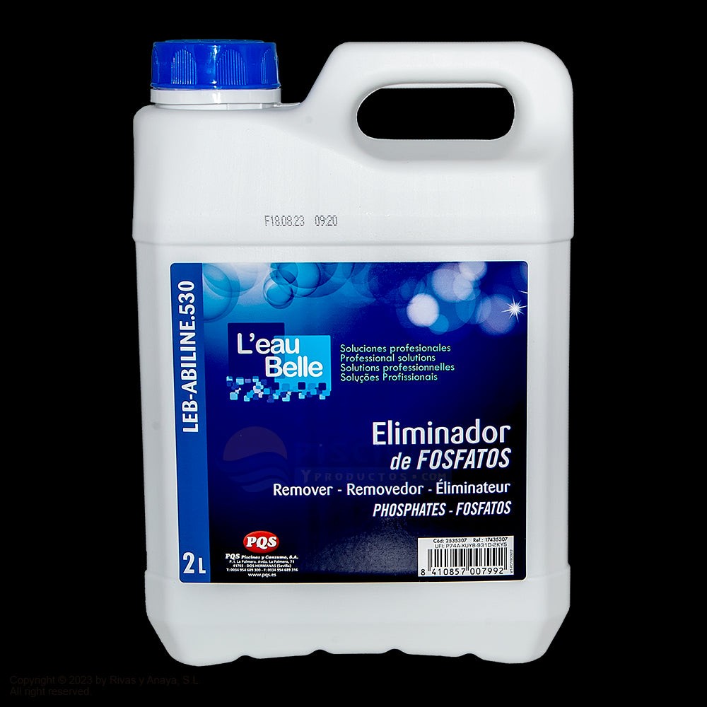 Eliminador de Fosfatos 2 L. LEB-ABILINE 530. PQS