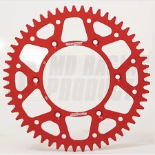 HONDA CR 250 88 - 08 Supersprox Motocross Rear Aluminum Sprocket Red 50 TEETH