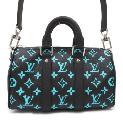 LOUIS VUITTON Keepall Size 25 Monogram Playground Noir/Blue M21938 