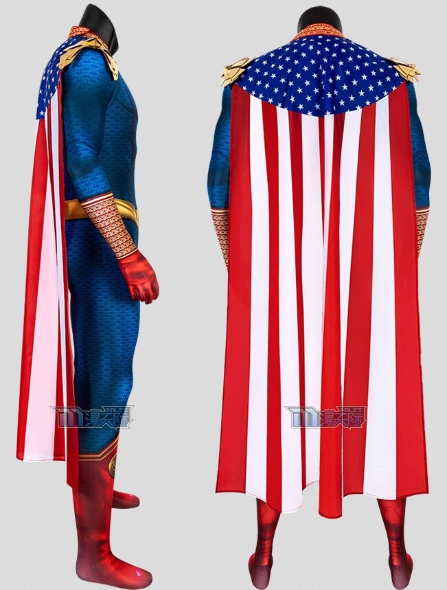 Toitaly Homelander Umhang - Cosplay Kostüm Für Halloween & Partys, Bedruckt, Unisex