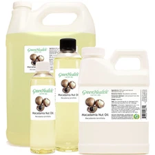 Macadamia Nut Carrier Oil (100% Pure/Natural) SHIPS FREE - GreenHealth