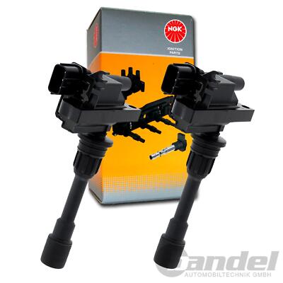2xNGK Zündspule 48208/U4011 passend für MAZDA 323 S F VI (BJ) MAZDA PREMACY (CP)