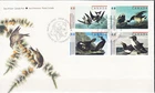 W CANADA 1979-1982a FDC BIRDS SET BLOCK FIRST DAY COVER