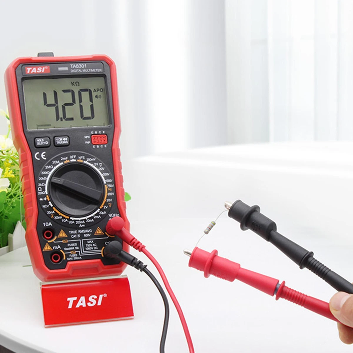 LCD Digital Multimeter 9V Battery Test 1999 Count Current eBay
