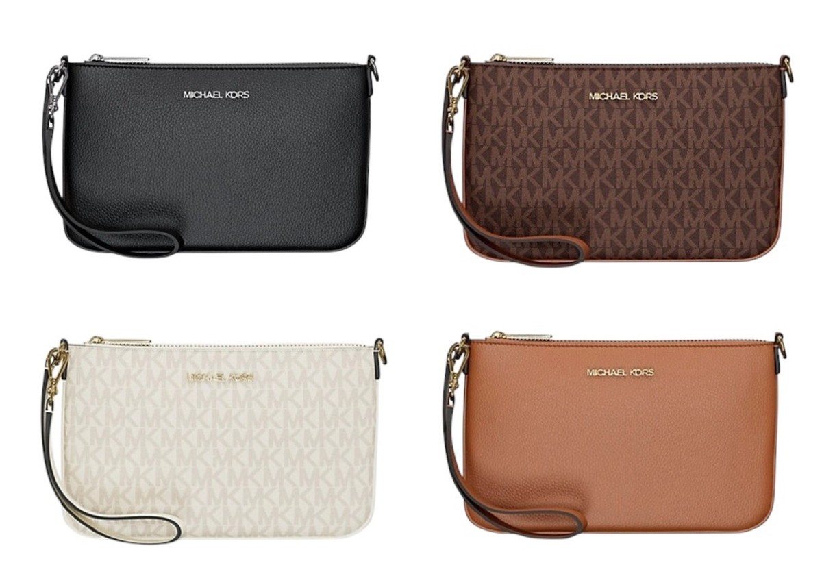 Michael Kors Jet Set Small Signature Logo Leather Convertible