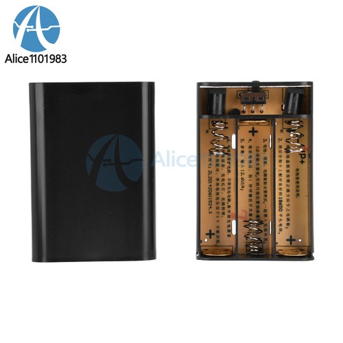 Boîtier de chargeur de batterie Li-ion 12 V pour batterie rechargeable 3x18650 à faire soi-même banque d'alimentation - Photo 12 sur 19