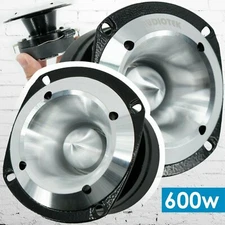 (1) Audiotek ATW420S 600W 3.5" Titanium Bullet Car Audio Super Tweeter Die Cast