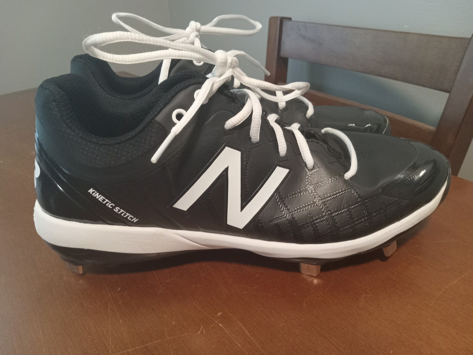 New Balance 4040v5 Baseball Cleats Metal Black Shoes L4040BK5 Men's