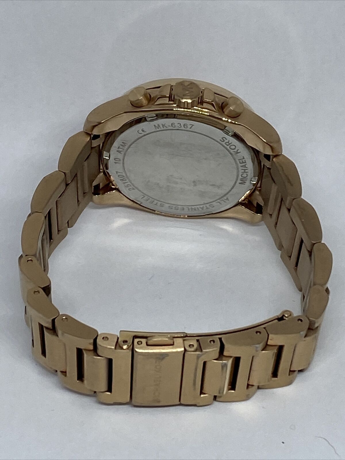 Michael Kors MK6367 Women's Stainless Steel Analog Rose Gold Quatrz Watch  XX544