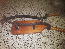 pinza porta prosciutto ferma ferro battuto