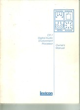 Lexicon CP-1 Owners Manual