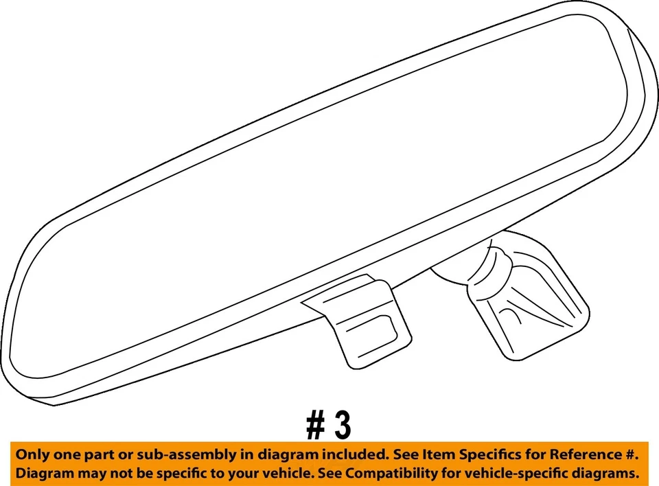 Espejo retrovisor interior delantero central usado se adapta a: Chrysler 300 2008 con automático Foto 4 de 4