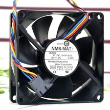 NMB 8CM 8025 12V 3110KL-04W-B56 4-wire temperature control mute cooling fan